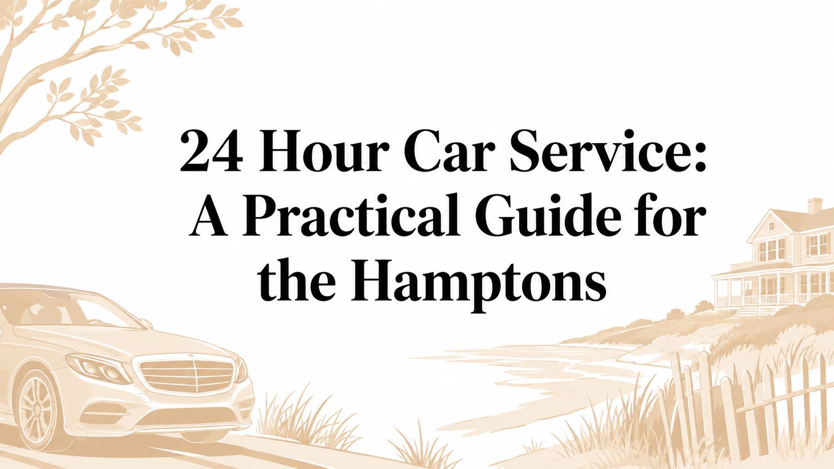 24 Hour Car Service: A Practical Guide for the Hamptons