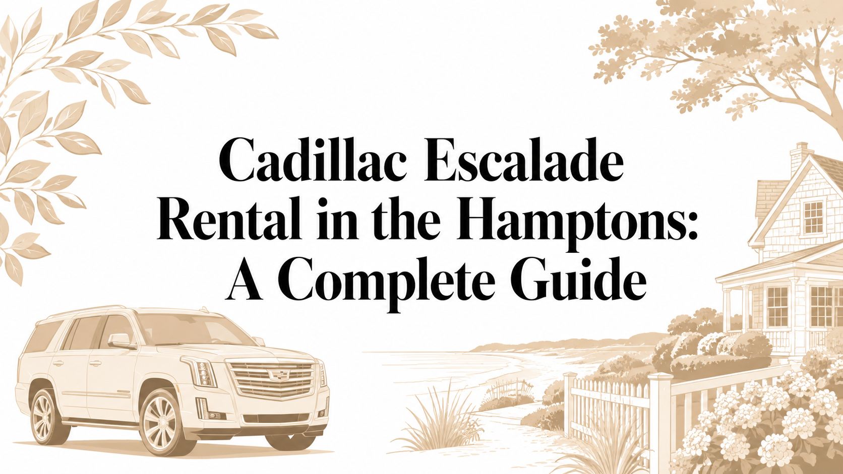 Cadillac Escalade Rental in the Hamptons: A Complete Guide