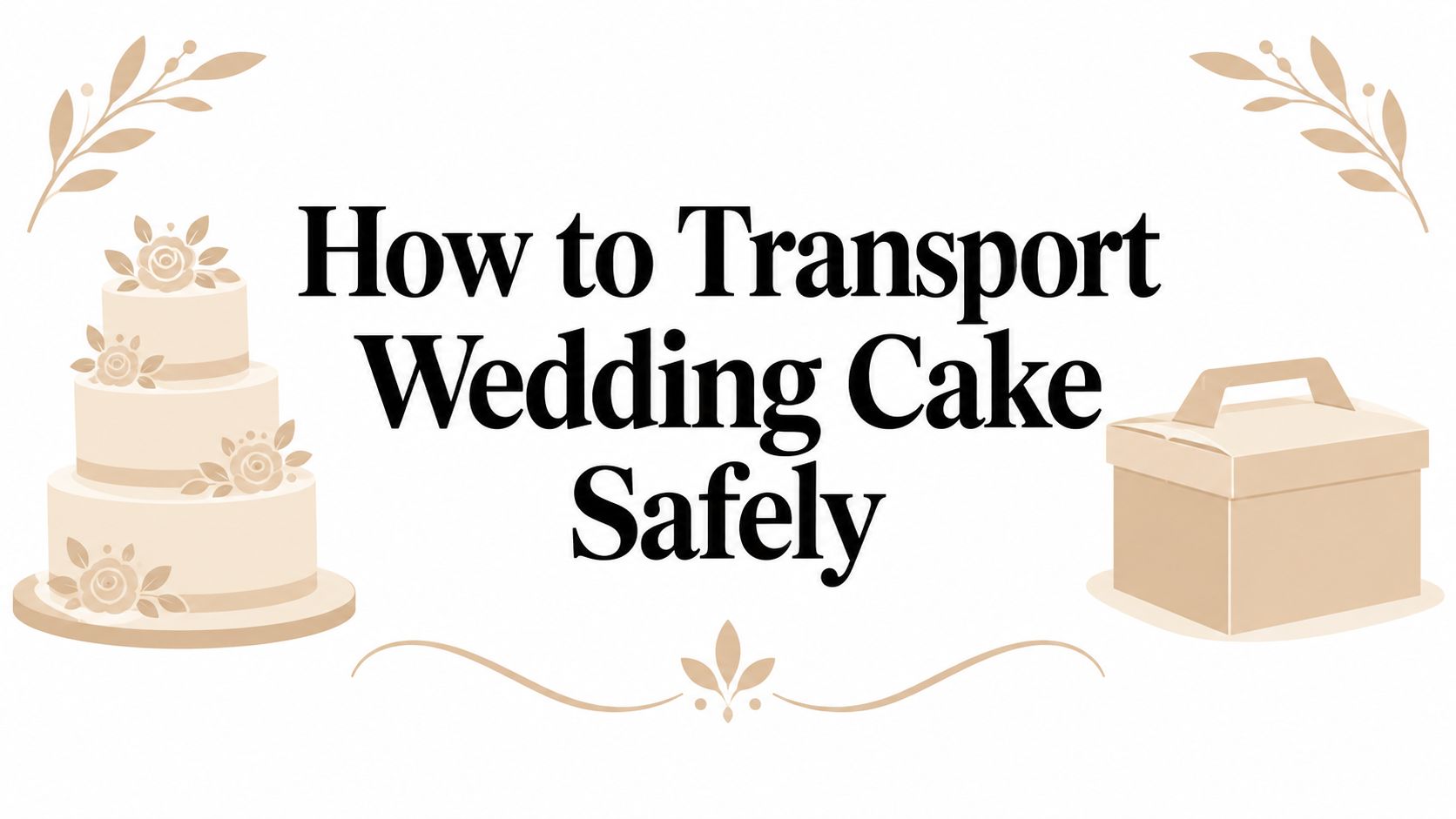 How to Transport Wedding Cake Safely