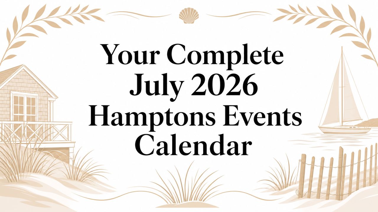 Your Complete July 2026 Hamptons Events Calendar