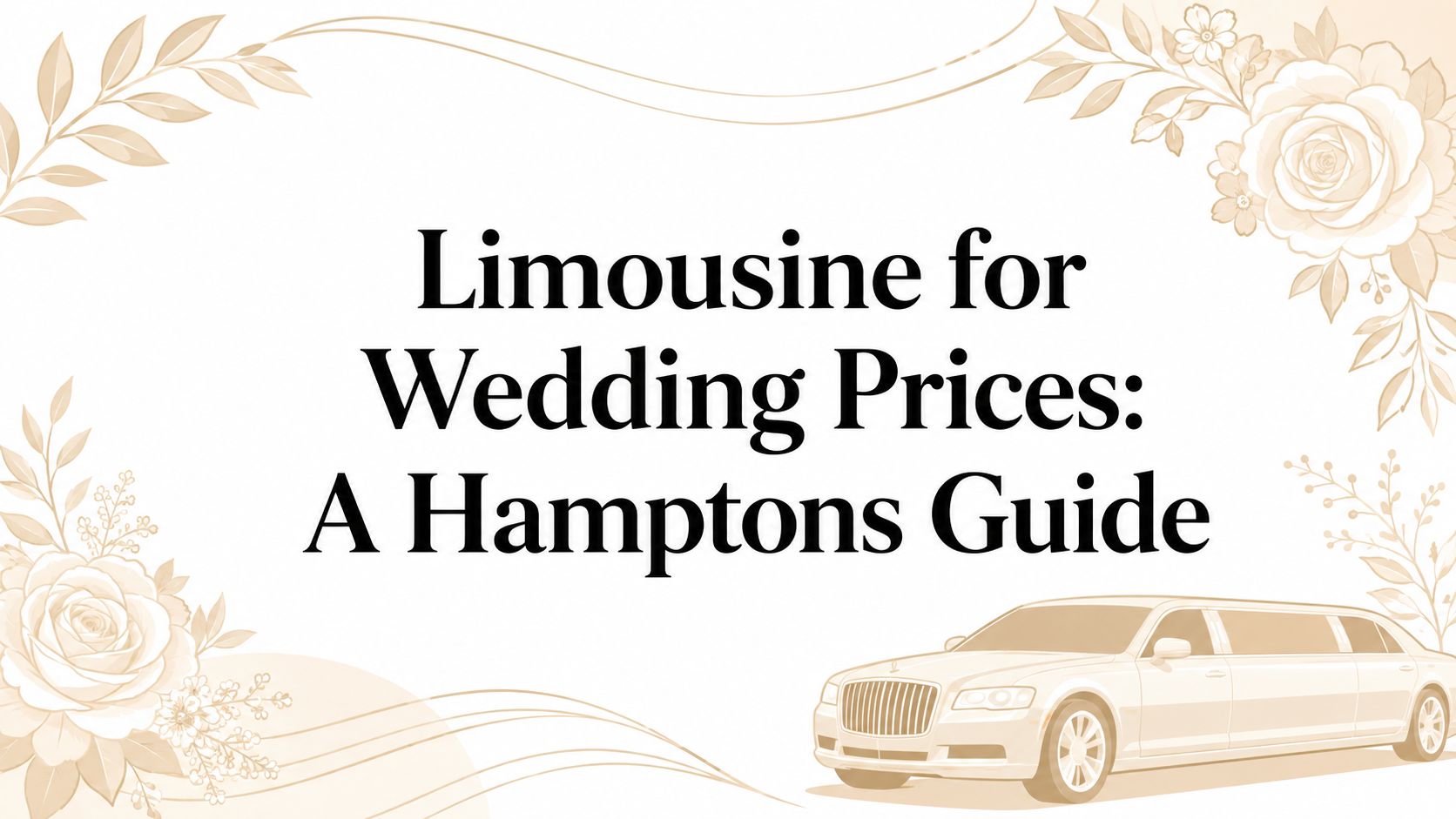 Limousine for Wedding Prices: A Hamptons Guide