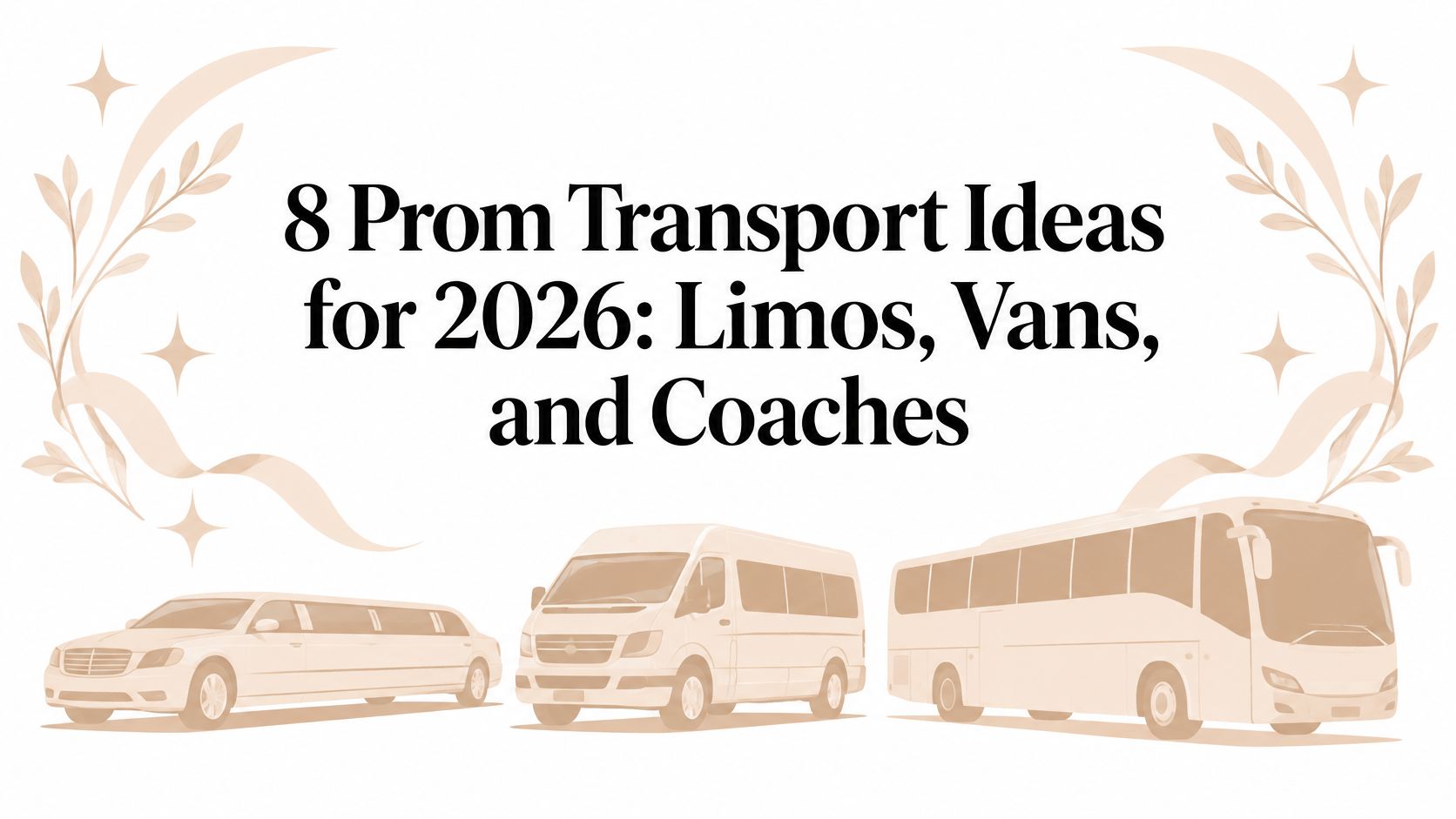 8 Prom Transport Ideas for 2026: Limos, Vans, and Coaches