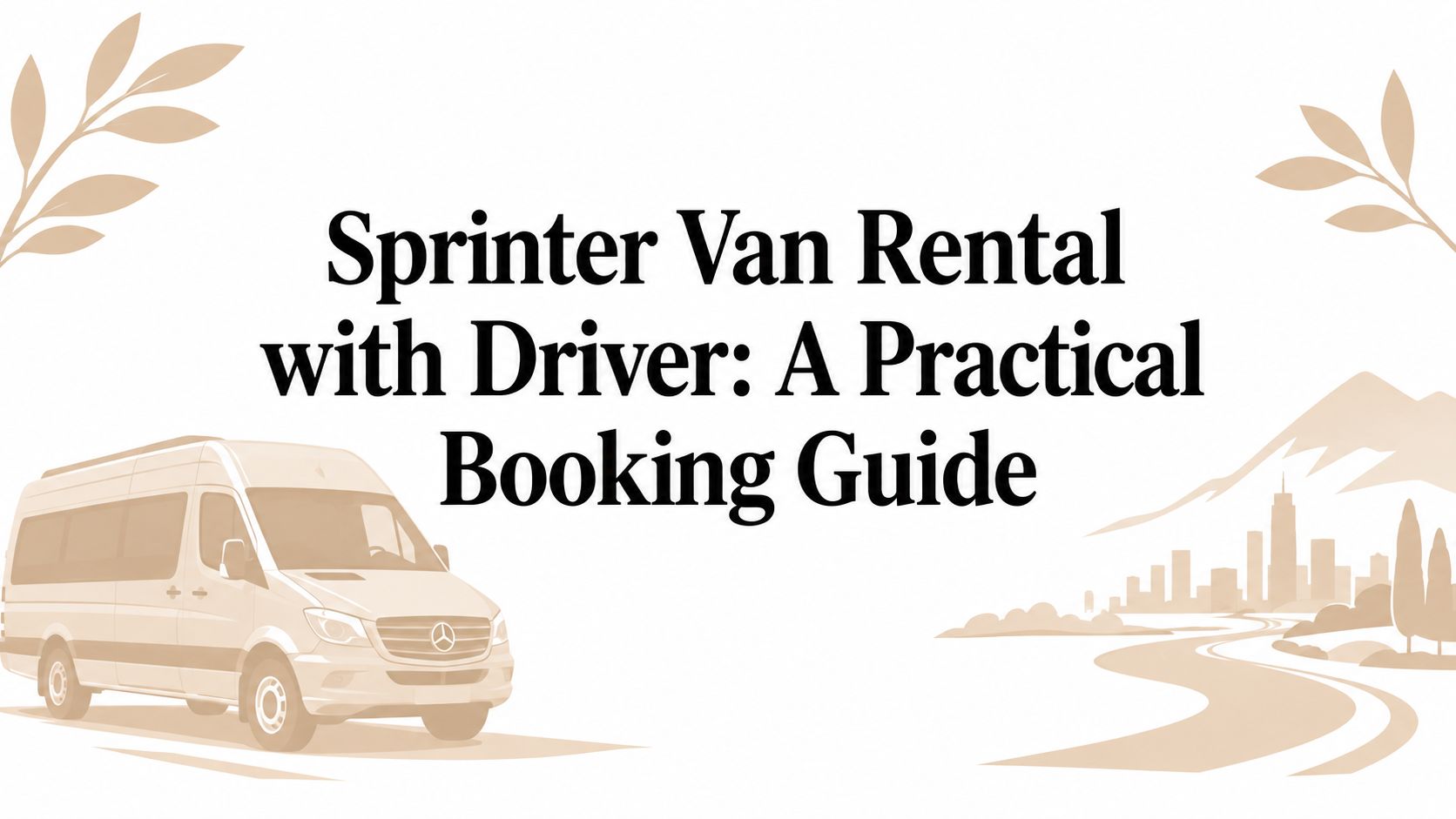 Sprinter Van Rental with Driver: A Practical Booking Guide