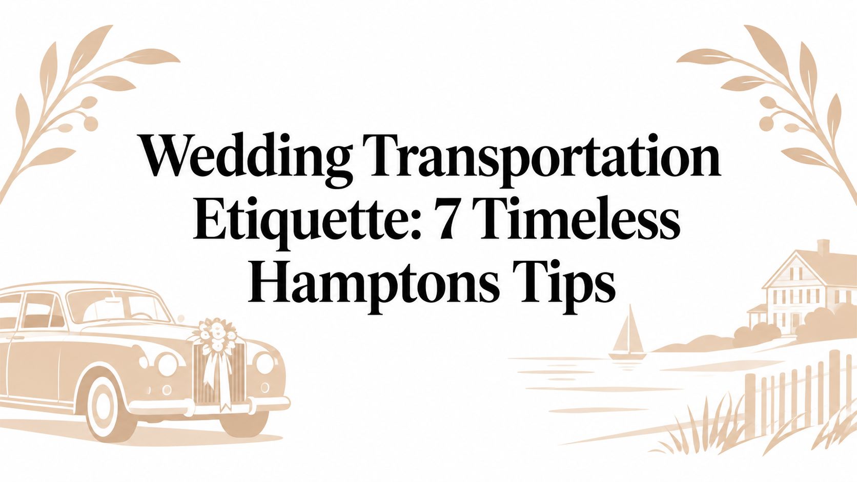 Wedding Transportation Etiquette: 7 Timeless Hamptons Tips