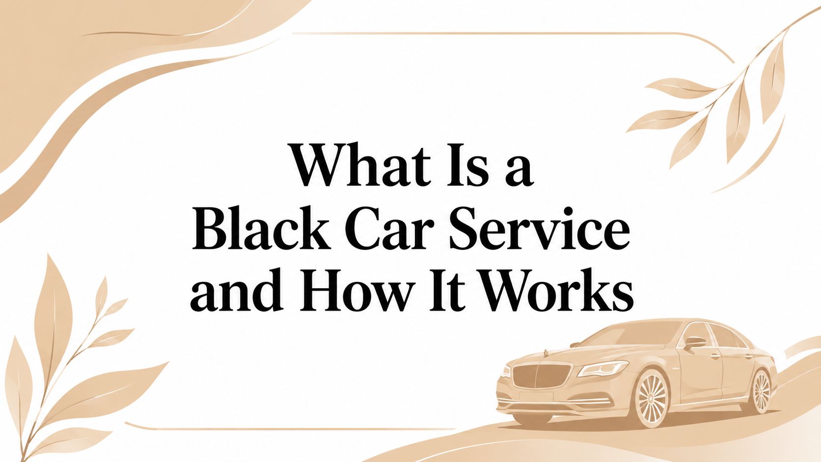 What Is a Black Car Service and How It Works